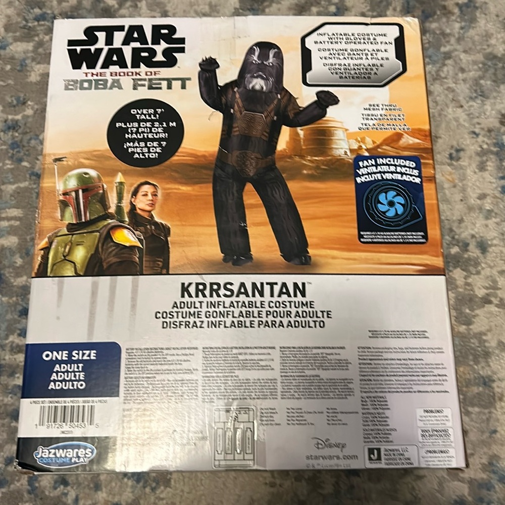 Star Wars The Book of Boba Fett Krrsantan Inflatable Costume